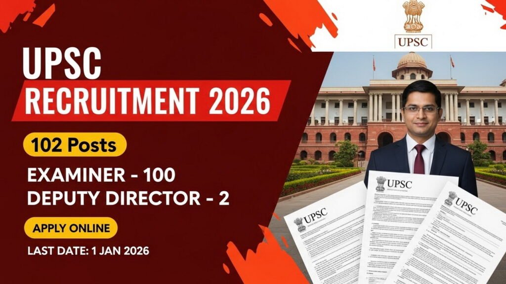 UPSC Recruitment 2026